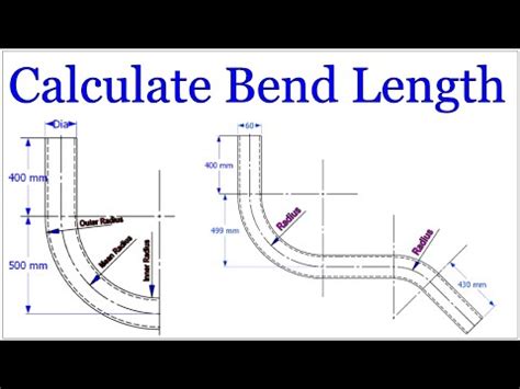 how to calculate bend length